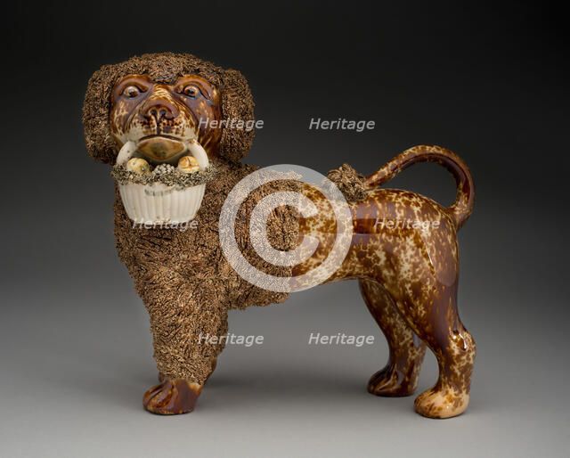 Standing Poodle, 1847/58. Creator: Lyman Fenton & Co.