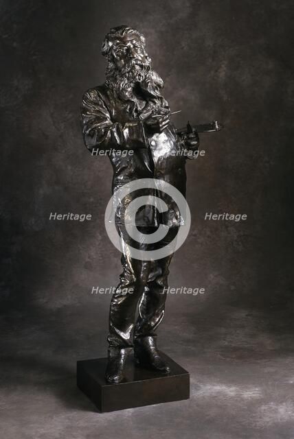 Standing Portrait of the Painter Jean-Louis-Ernest Meissonier, between 1878 and 1879. Creator: Vincenzo Gemito.