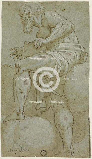 Standing Prophet Holding a Book, n.d. Creator: Unknown.