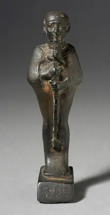 Standing Ptah Figurine, Late Period-Ptolemaic Period (probably between 380-100 BCE). Creator: Unknown