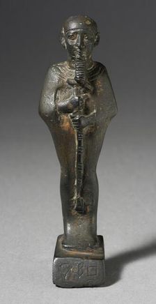 Standing Ptah Figurine, Late Period-Ptolemaic Period (probably between 380-100 BCE). Creator: Unknown