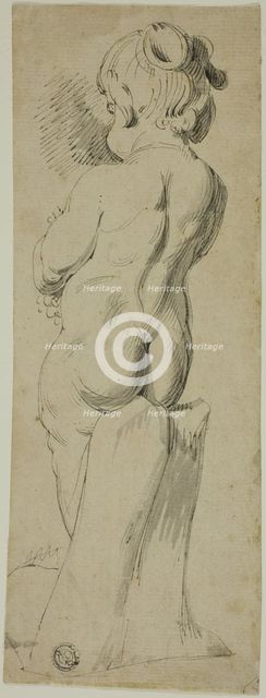 Standing Putto From the Back, n.d. Creator: Unknown.