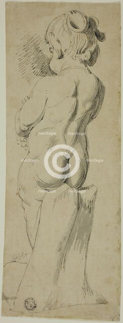 Standing Putto From the Back, n.d. Creator: Unknown.