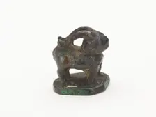 Standing ram, Han dynasty, 206 BCE-220 CE. Creator: Unknown