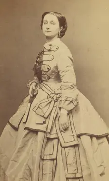 Standing Woman, 1865-1870. Creator: Etienne Carjat