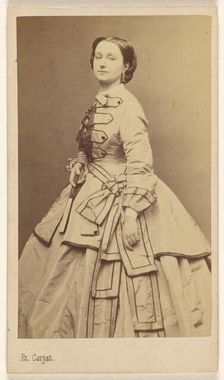 Standing Woman, 1865-1870. Creator: Etienne Carjat