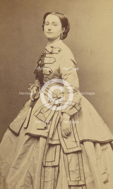 Standing Woman, 1865-1870. Creator: Etienne Carjat.