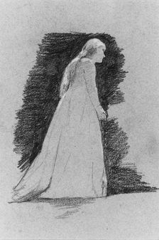 Standing Woman, ca. 1881-82. Creator: Thomas Hovenden