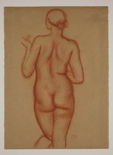 Standing Woman, between 1861 and 1944. Creator: Aristide Maillol