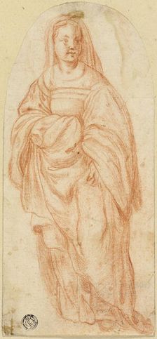 Standing Woman, c. 1600. Creator: Unknown