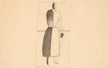 Standing Woman, c1930. Creator: Malevich, Kasimir Severinovich (1878-1935)