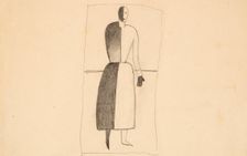 Standing Woman, c1930. Creator: Malevich, Kasimir Severinovich (1878-1935)