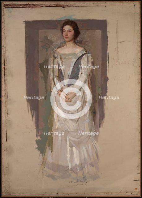 Standing Woman, late 19th-early 20th century. Creator: Studio of Abbott Handerson Thayer.