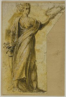 Standing Woman with Laurel Wreath, n.d. Creator: Biagio Pupini