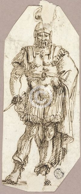 Standing Warrior, n.d. Creator: Unknown.