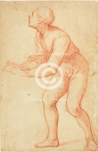 Standing Young Man With Outstretched Arms, n.d. Creator: Giovanni Balducci.