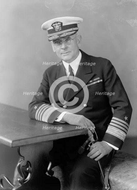 Standley, William H. Admiral - Portrait, 1935. Creator: Harris & Ewing.
