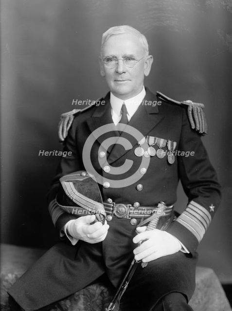Standley, William H. Admiral - Portrait, 1935. Creator: Harris & Ewing.