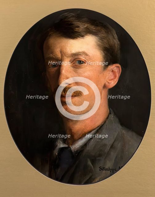 Stanhope Alexander Forbes, Self Portrait, 1891. Creator: Stanhope A Forbes.