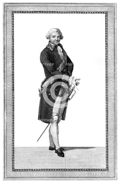 Stanislaw August Poniatowski, King of Poland.Artist: C Warren