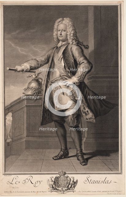 Stanislaw I Leszczynski (1677-1766), King of Poland, 1705. Artist: Van Loo, Jean Baptiste (1684-1745)
