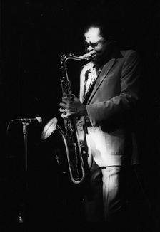 Stanley Turrentine, Ronnie Scott's Jazz Club, Soho, London, Jan 1981. Creator: Brian O'Connor