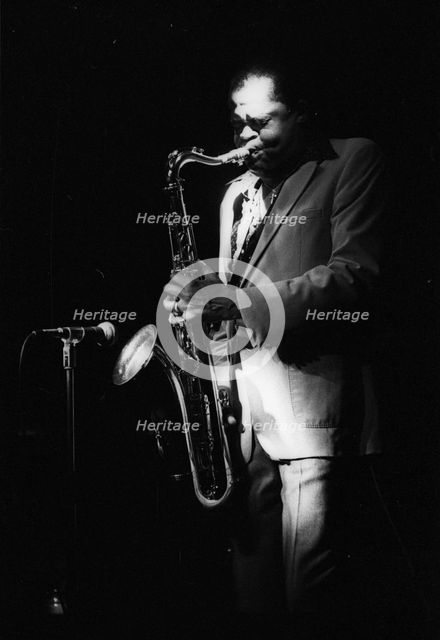 Stanley Turrentine, Ronnie Scott's Jazz Club, Soho, London, Jan 1981. Creator: Brian O'Connor.