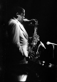 Stanley Turrentine, Ronnie Scott's Jazz Club, Soho, London, Jan 1981. Creator: Brian O'Connor