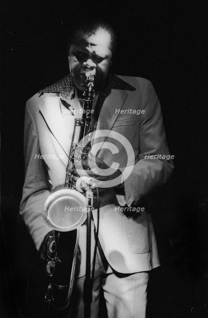 Stanley Turrentine, Ronnie Scott's Jazz Club, Soho, London, Jan 1981. Creator: Brian O'Connor.