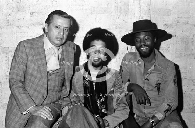 Stanley Clarke and Lenny White, Montcalm Hotel, London, March 2007.    Artist: Brian O'Connor.