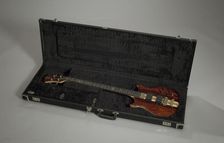Stanley Clarke Signature Standard 4 String Bass and case owned by Stanley Clarke, late 20th century. Creators: Gotoh Gut Co., Alembic Inc., G&G Quality Case Co.