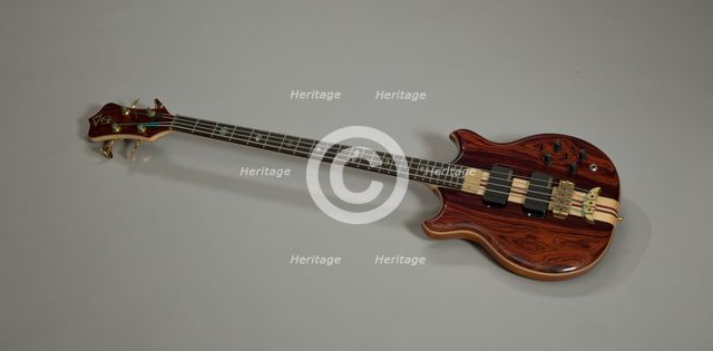 Stanley Clarke Signature Standard 4 String Bass, after 1990. Creators: Gotoh Gut Co., Alembic Inc..