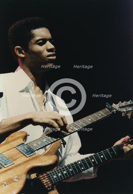 Stanley Jordan,  London Jazz Festival, Town and Country Club, October 1990. Creator: Brian Foskett.
