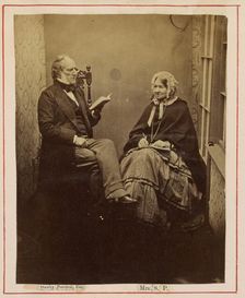 Stanley Percival, Esquire and wife, about 1860-1875. Creator: Unknown