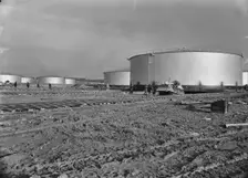 Stanlow Oil Refinery, Stanlow, Ellesmere Port, Cheshire, 03/12/1954. Creator: John Laing plc