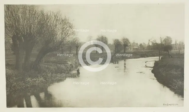 Stanstead from the Lea, 1880s. Creator: Peter Henry Emerson.