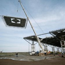 Stansted Airport, Stansted, Stansted Mountfitchet, Uttlesford, Essex, 27/01/1988. Creator: John Laing plc
