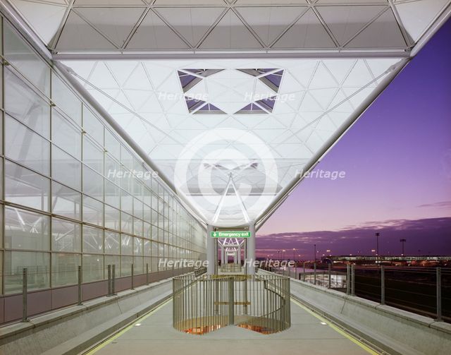 Stansted Airport, Stansted, Stansted Mountfitchet, Uttlesford, Essex, 21/01/1991. Creator: John Laing plc.