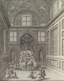 Stanza de Venti nel Teatro di Belvedere di Frascati..., 1691 or after. Creator: Giovanni Battista Falda