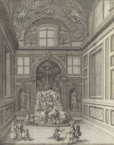 Stanza de Venti nel Teatro di Belvedere di Frascati..., 1691 or after. Creator: Giovanni Battista Falda
