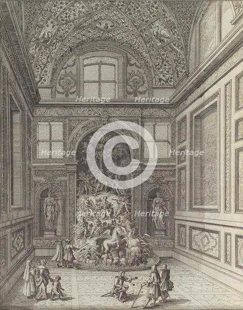 Stanza de Venti nel Teatro di Belvedere di Frascati..., 1691 or after. Creator: Giovanni Battista Falda.