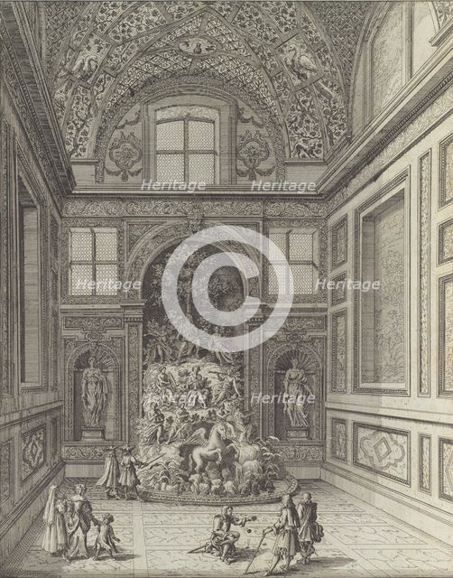 Stanza de Venti nel Teatro di Belvedere di Frascati..., 1691 or after. Creator: Giovanni Battista Falda.