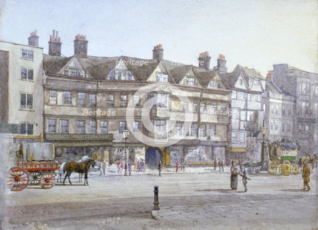 Staple Inn, London, 1882. Artist: John Crowther