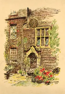 Staple Inn, London 1924. Creator: L A Hayes