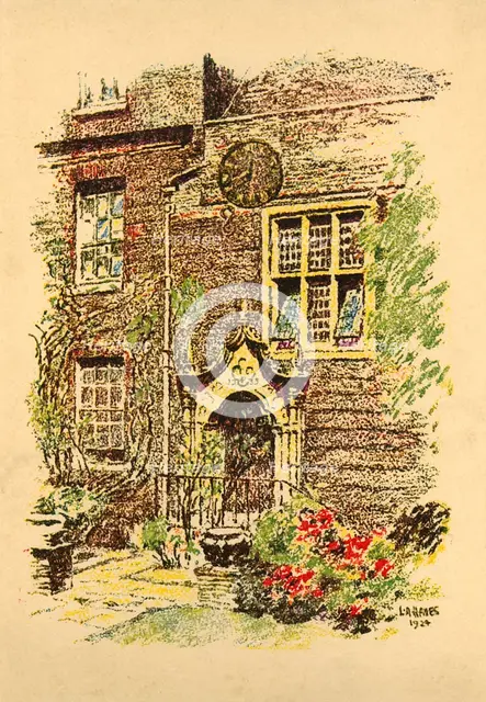 'Staple Inn, London', 1924. Creator: L A Hayes.