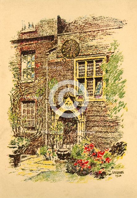 'Staple Inn, London', 1924. Creator: L A Hayes.