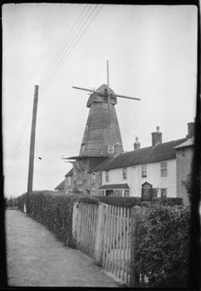 Staplecross Smock Mill, Bodiam Road, Staplecross, Ewhurst, Rother, East Sussex, 1932. Creator: Francis Matthew Shea