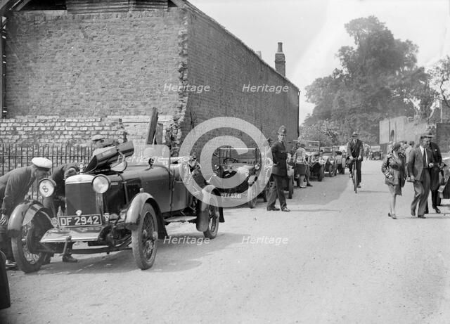Star 18/50 and Austin 747 cc at the North West London Motor Club Trial, 1 June 1929. Artist: Bill Brunell.
