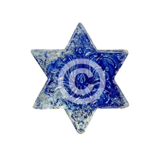 Star Tile with Lotus Flower, ilkhanic dynasty (1256-1353), late 13th or 14th century. Creator: Unknown.