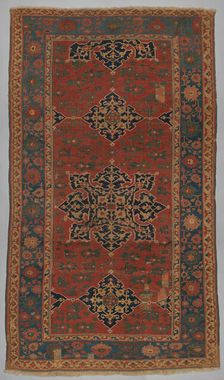 Star Ushak Carpet, Western Turkey, probably 17th century. Creator: Unknown